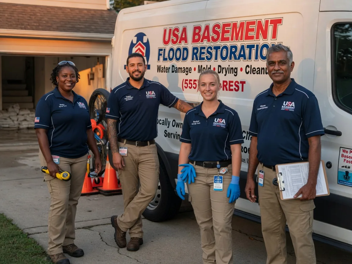 Basement Flood Cleanup company in De Land, IL