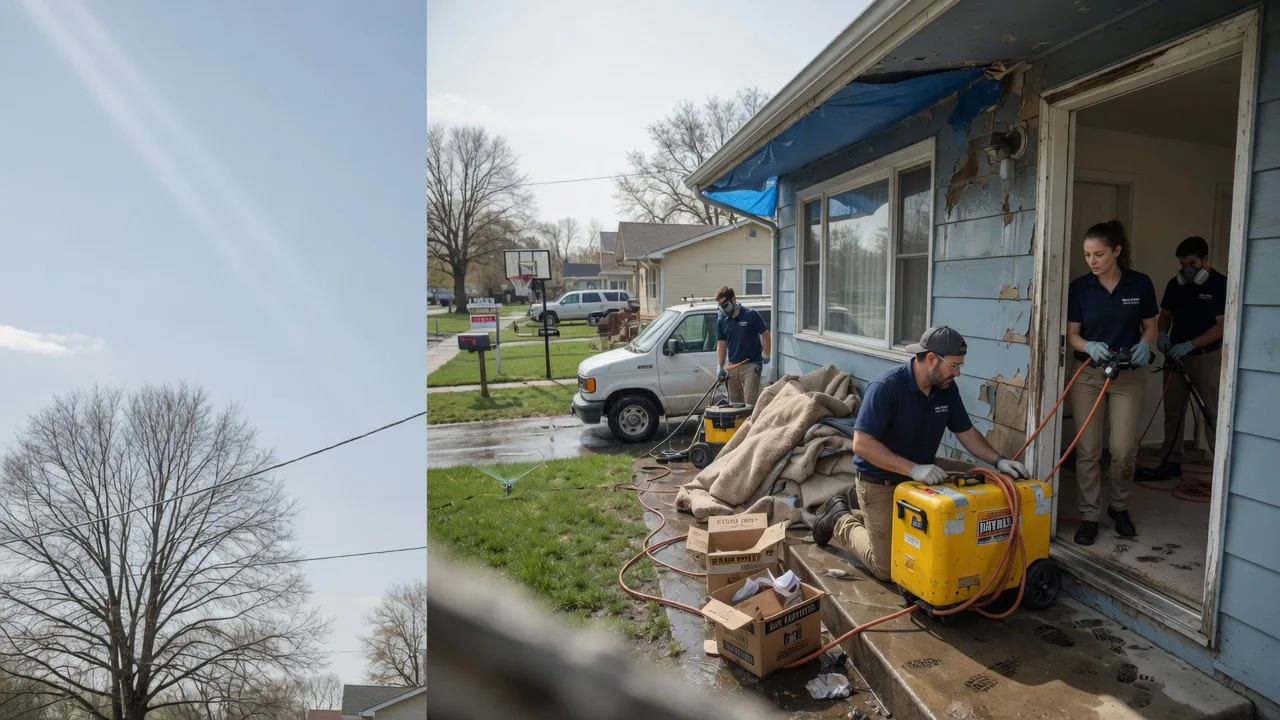 Basement Flood Cleanup in De Land, IL near me